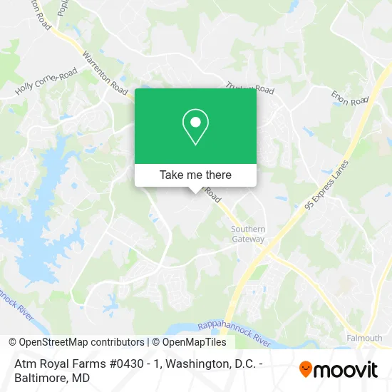 Atm Royal Farms #0430 - 1 map