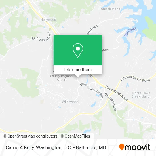 Carrie A Kelly map