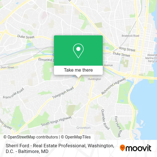 Sherri Ford - Real Estate Professional map