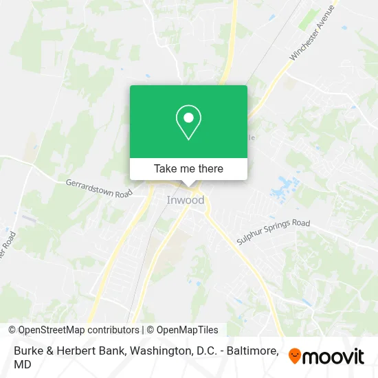 Burke & Herbert Bank map