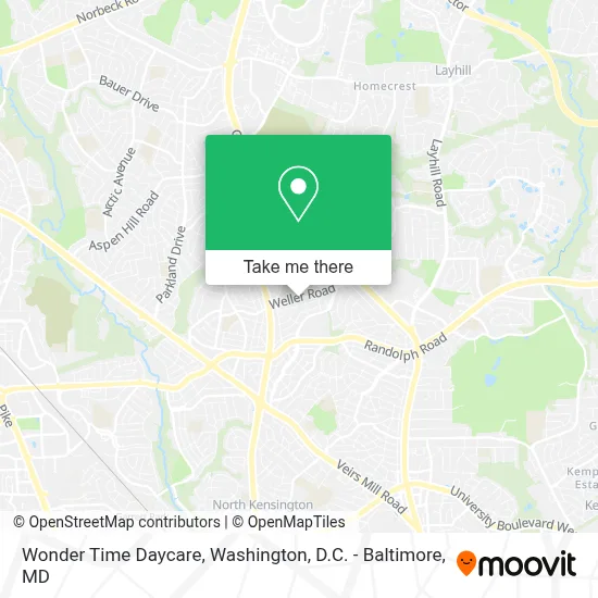 Wonder Time Daycare map