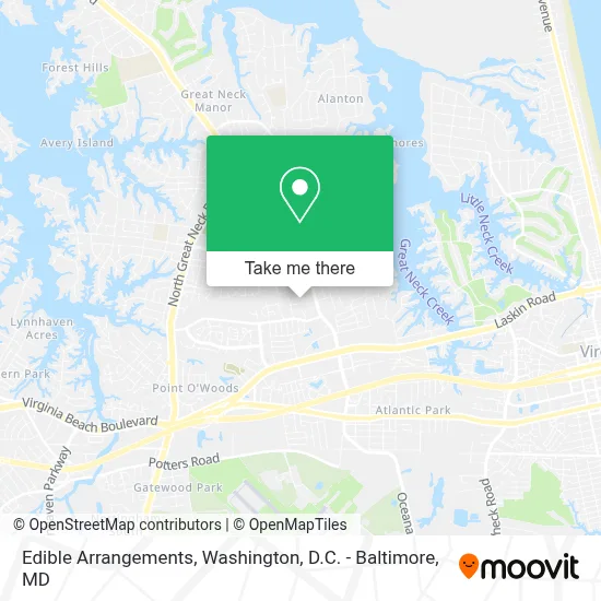 Edible Arrangements map
