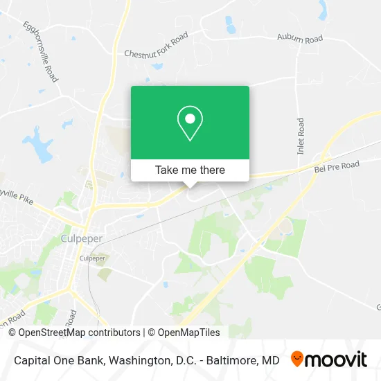 Capital One Bank map