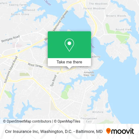 Cnr Insurance Inc map