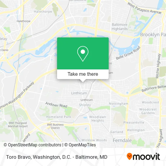 Toro Bravo map