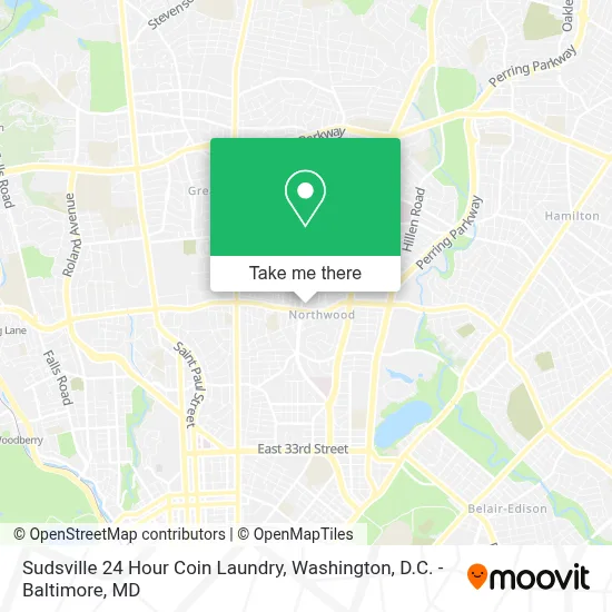 Sudsville 24 Hour Coin Laundry map