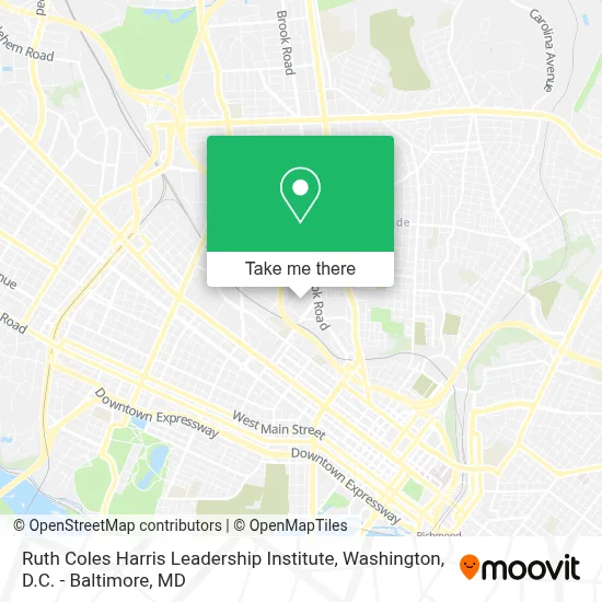 Ruth Coles Harris Leadership Institute map
