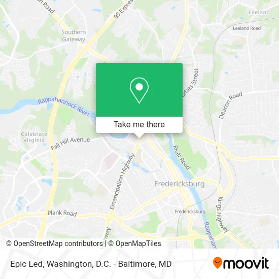 Epic Led map