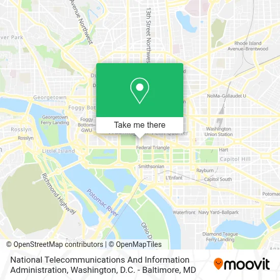 National Telecommunications And Information Administration map