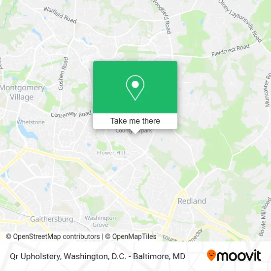 Qr Upholstery map