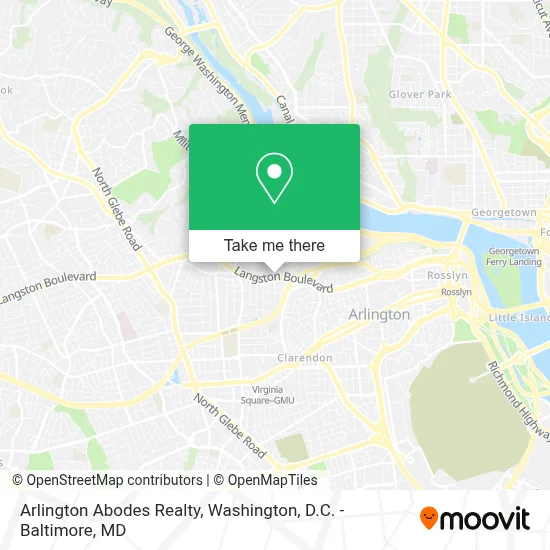 Arlington Abodes Realty map