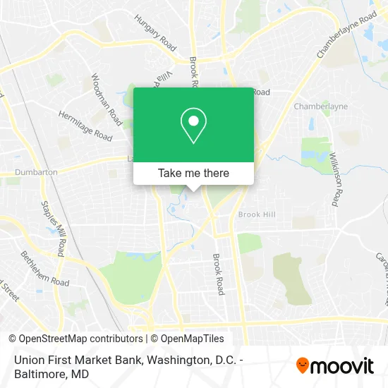 Union First Market Bank map