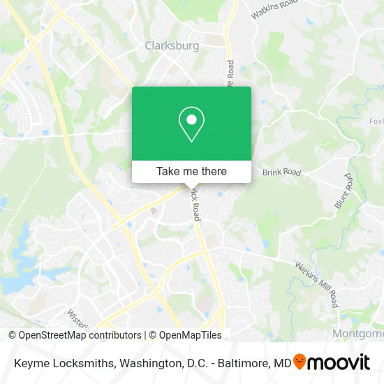 Keyme Locksmiths map