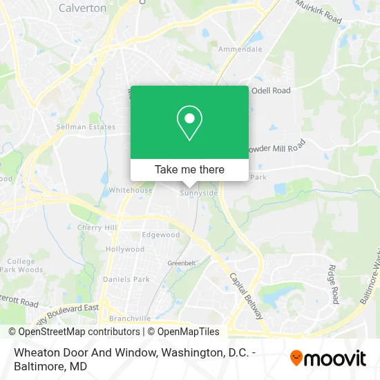 Wheaton Door And Window map