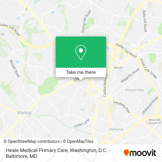 Heale Medical Primary Care map
