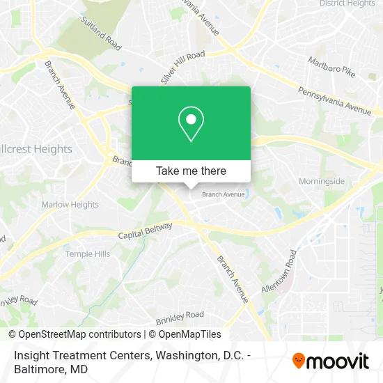 Insight Treatment Centers map