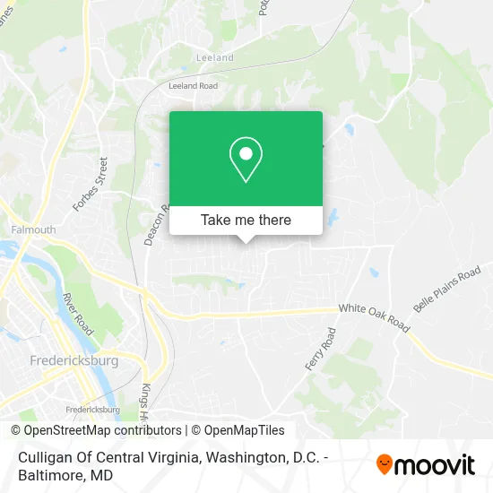 Culligan Of Central Virginia map