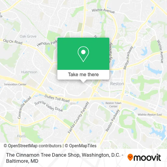 The Cinnamon Tree Dance Shop map