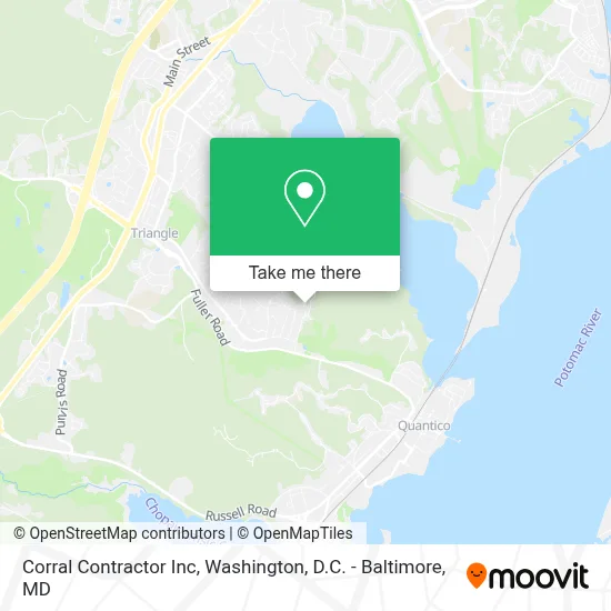 Corral Contractor Inc map