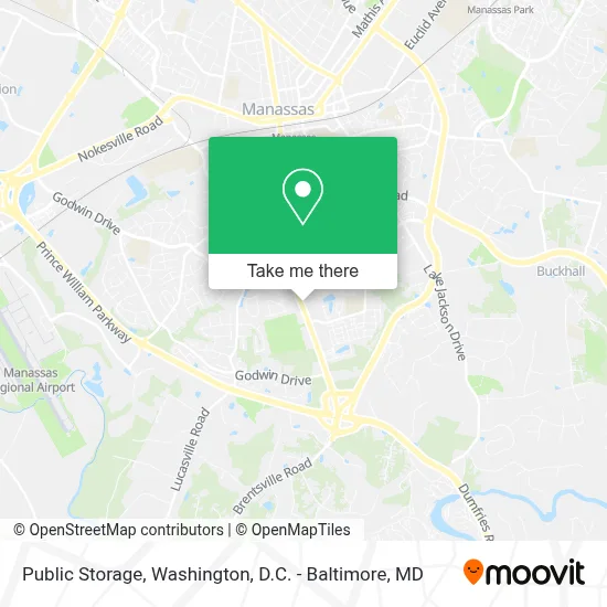 Public Storage map