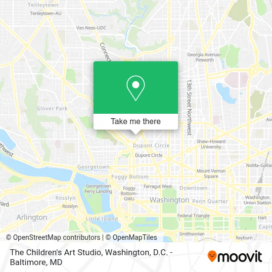 The Children's Art Studio map