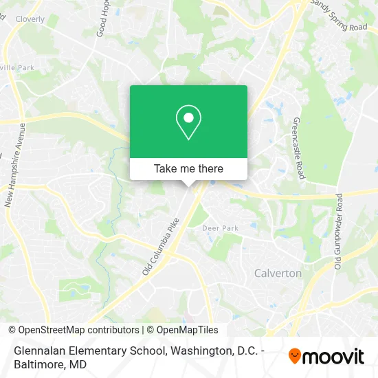 Glennalan Elementary School map