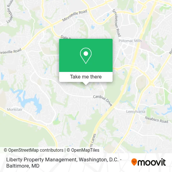 Liberty Property Management map
