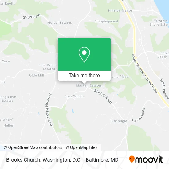 Brooks Church map