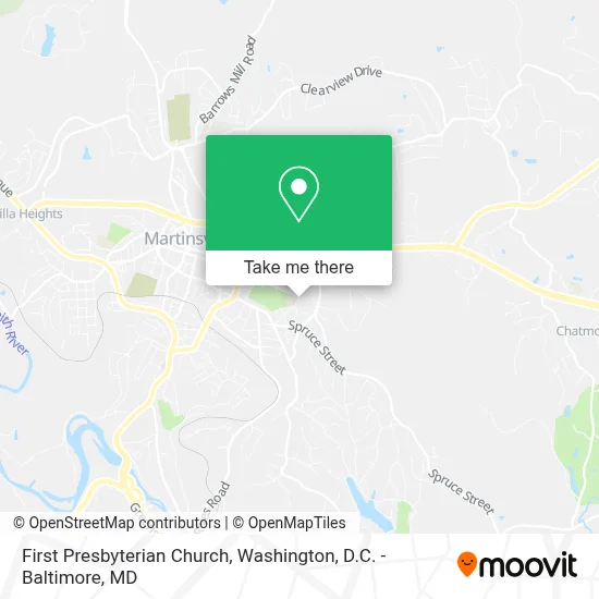 First Presbyterian Church map