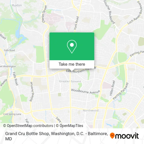 Grand Cru Bottle Shop map