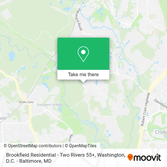 Brookfield Residential - Two Rivers 55+ map