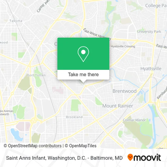 Saint Anns Infant map