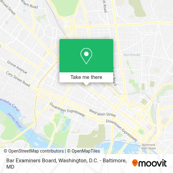 Bar Examiners Board map