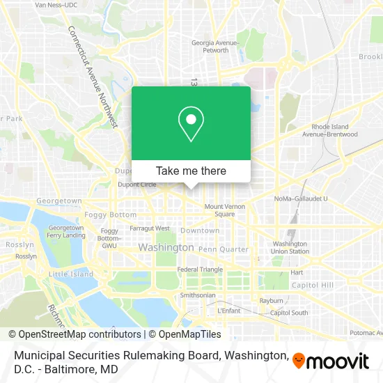 Municipal Securities Rulemaking Board map