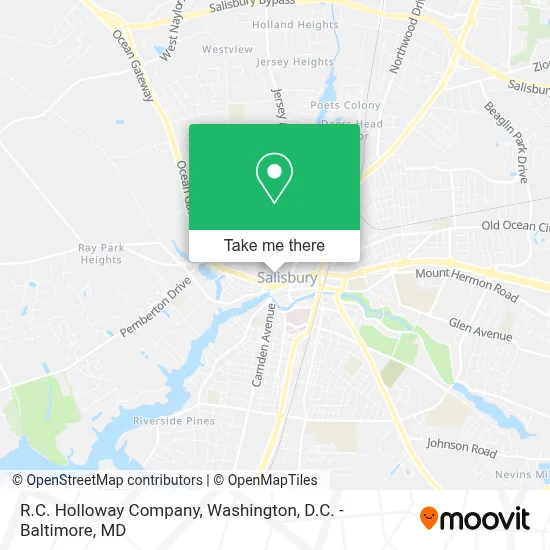 R.C. Holloway Company map