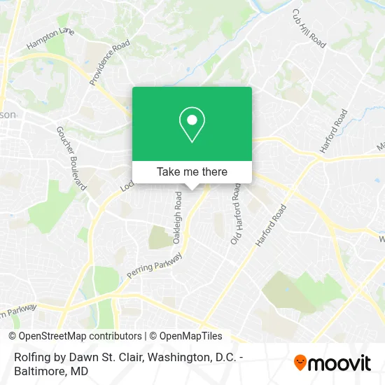 Rolfing by Dawn St. Clair map