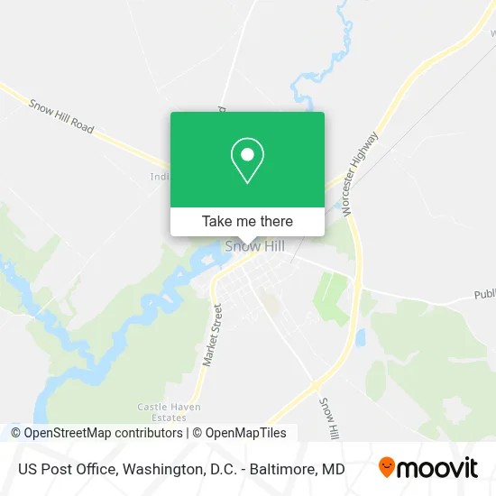 Us Post Office map