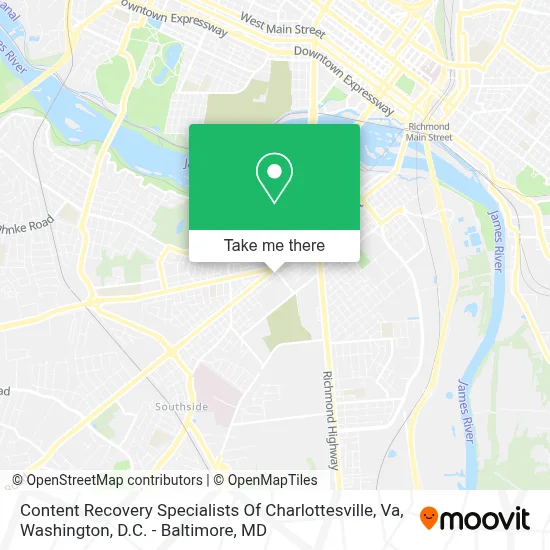 Content Recovery Specialists Of Charlottesville, Va map