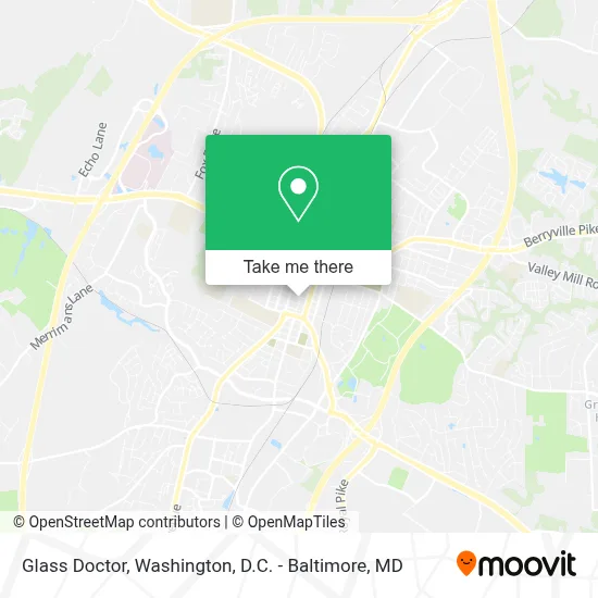 Glass Doctor map