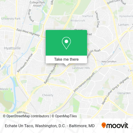 Echate Un Taco map
