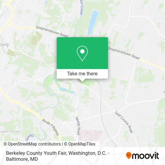 Berkeley County Youth Fair map