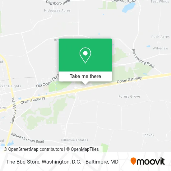 The Bbq Store map