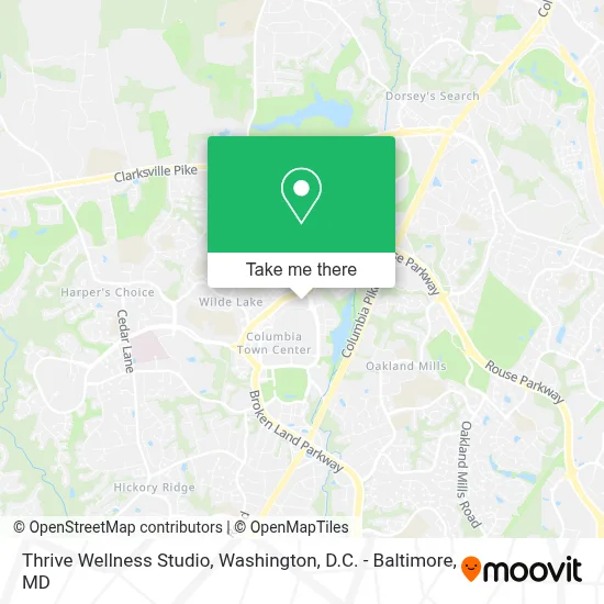 Thrive Wellness Studio map