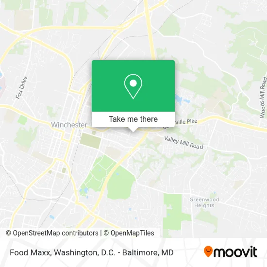 Food Maxx map