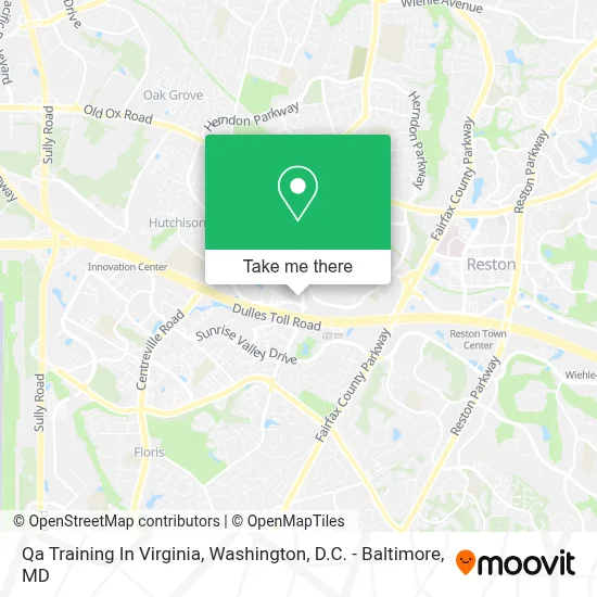 Qa Training In Virginia map