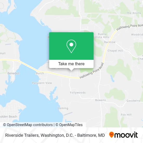 Riverside Trailers map