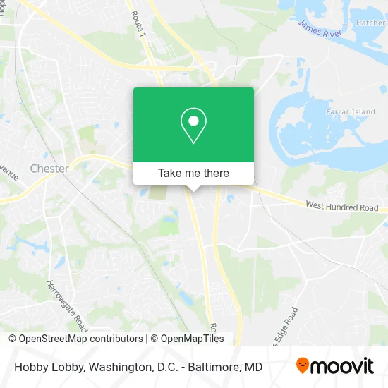 Hobby Lobby map