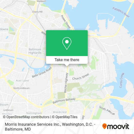Morris Insurance Services Inc. map