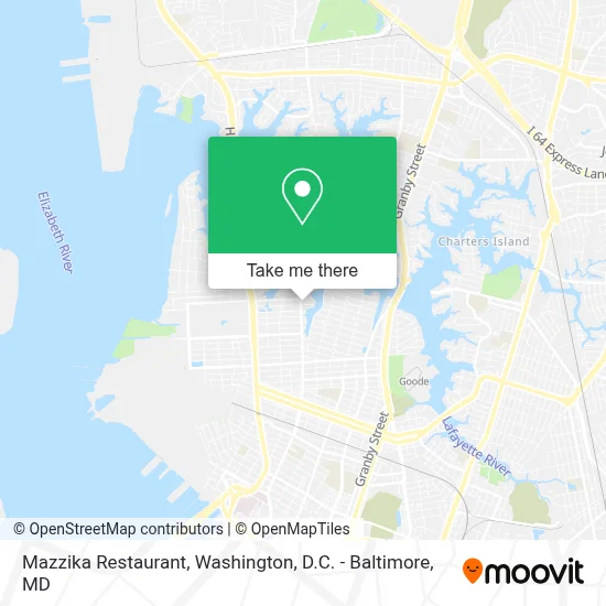 Mazzika Restaurant map