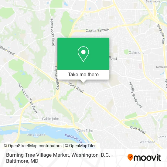 Burning Tree Village Market map